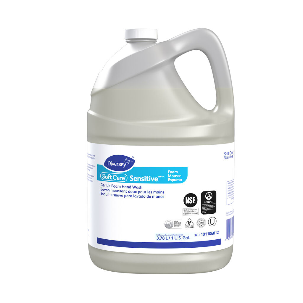 Soft Care®  Sensitive (TM/MC), 1gal, 4/CT - Gentle Foam Hand Wash
